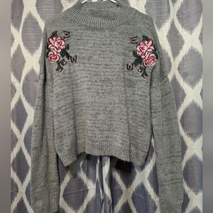 Embroidered sweater